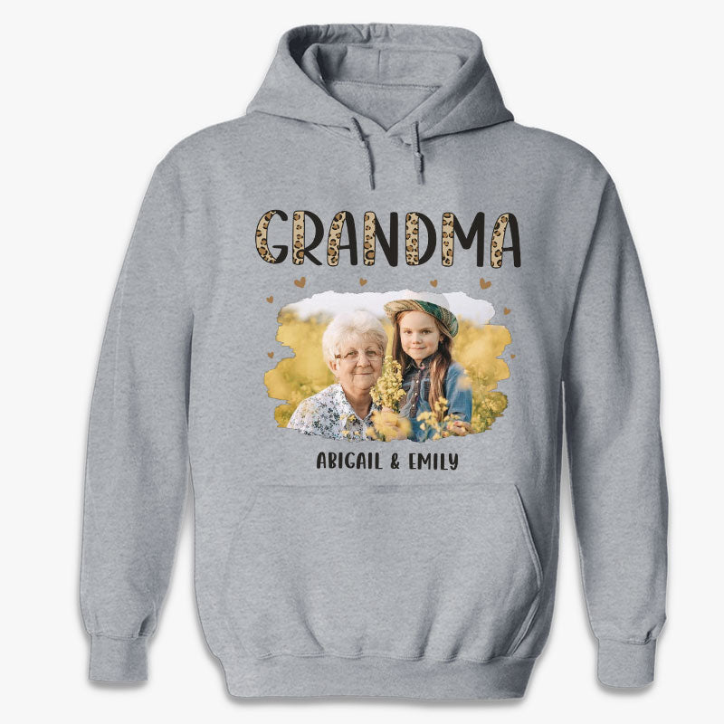 Custom Photo Grandma Gifts for Grandmothers - Personalized Apparel