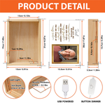 Custom Photo Memorial Dad Gifts - Personalized Frame Light Box
