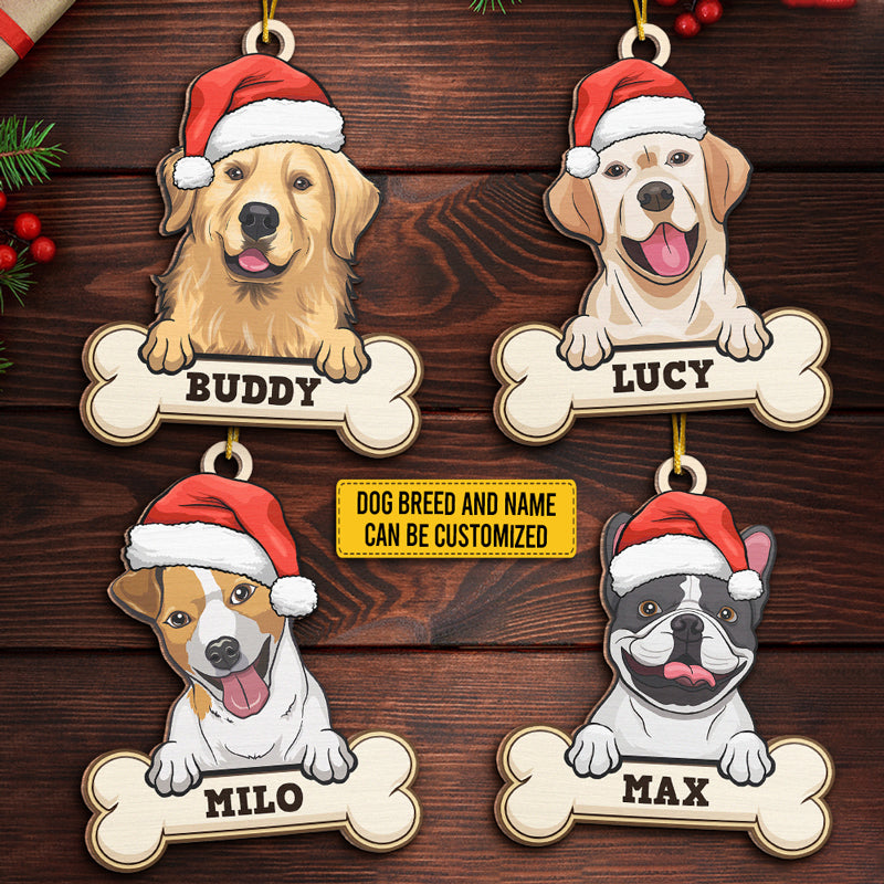A House Is Not A Home Without A Dog - Dog Personalized Custom Ornament - Wood Custom Shaped - Christmas Gift For Pet Owners, Pet Lovers