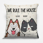 Custom Double Trouble Cats Home Decor - Personalized Pillow