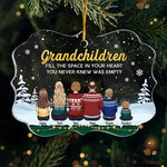Custom Name Grandchildren Christmas Gifts for Grandparents - Personalized Ornament