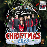 Custom Photo Christmas Family Gifts - Personalized Ornament