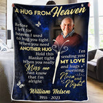 A Hug From Heaven Memorial Tribute - Sympathy Blanket