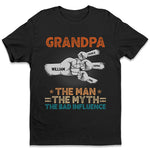 Custom Name Grandpa Gifts for Family - Personalized Apparel
