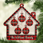 Custom Name Christmas Family Gifts - Personalized Ornament