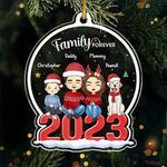 Custom Name Family Christmas Gifts - Personalized Ornament