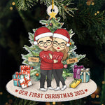 Custom Name First Christmas Gifts for Couples - Personalized Ornament