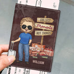 Custom Name Travel Adventure Gifts for Women - Personalized Passport Cover