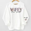 Life’s A Cake And You’re The Cherry On Top - Couple Personalized Custom Unisex Sweatshirt With Design On Sleeve - Gift For Husband Wife, Anniversary