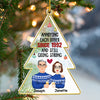 You Are The Only One - Couple Personalized Custom Ornament - Acrylic Christmas Tree Shaped - Christmas Gift For Husband Wife, Anniversary