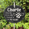 Best Friends Are Never Forgotten - Memorial Personalized Memorial Garden Slate & Hook - Sympathy Gift For Pet Owners, Pet Lovers