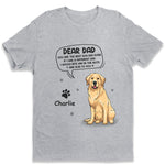 Custom Name Funny Dog Dad Gifts for Men - Personalized Apparel