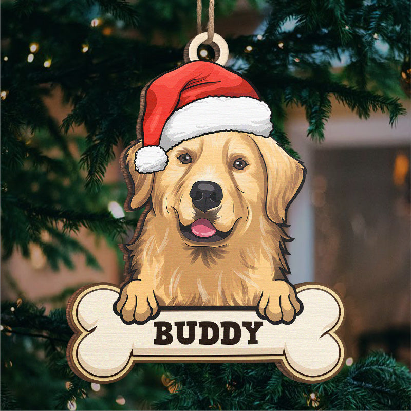 A House Is Not A Home Without A Dog - Dog Personalized Custom Ornament - Wood Custom Shaped - Christmas Gift For Pet Owners, Pet Lovers