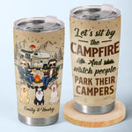 Custom Name Camping Gifts for Couples - Personalized Tumbler