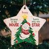 Cat Is Only One Star In This House - Cat Personalized Custom Ornament - Wood Custom Shaped - Christmas Gift For Pet Owners, Pet Lovers