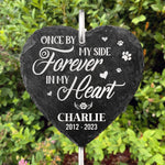 Custom Pet Memorial Name Garden Decor - Personalized Garden Slate