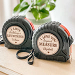 Custom Name Love Beyond Measure Couple Gifts - Personalized Measure Tape