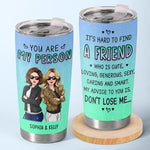 Custom Name Best Friend Gifts for Women - Personalized Tumbler