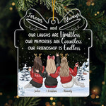 Custom Name Christmas Friendship Gifts for Women - Personalized Ornament