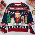 Custom Name Christmas Pet Family Gifts - Personalized Sweatshirt