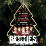 Custom Name Christmas Gifts for Besties - Personalized Ornament
