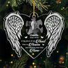 Custom Photo A Big Piece Of My Heart Lives In Heaven - Memorial Personalized Custom Ornament - Acrylic Custom Shaped - Christmas Gift, Sympathy Gift For Family Members