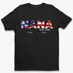Custom Name Nana Family Gifts - Personalized Apparel