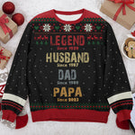 Custom Husband Dad Papa Christmas Gifts - Personalized Sweatshirt