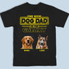 Custom Photo The Best Dog Dad In The Galaxy - Dog Personalized Custom Unisex Back Printed T-shirt, Hoodie, Sweatshirt - Gift For Pet Owners, Pet Lovers