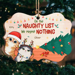 Custom Name Funny Cat Christmas Gifts - Personalized Ornament