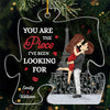 You Are My Missing Piece - Couple Personalized Custom Ornament - Acrylic Puzzle Shaped - Christmas Gift For Husband Wife, Anniversary