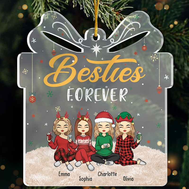 Custom Name Christmas Gifts for Sisters - Personalized Ornament