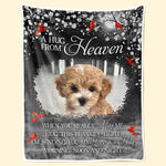 Custom Pet Photo Memorial Gifts for Dog Lovers - Personalized Blanket
