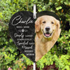 Custom Photo Deeply Loved, Completely Spoiled  - Memorial Personalized Memorial Garden Slate & Hook - Sympathy Gift For Pet Owners, Pet Lovers