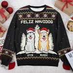Custom Name Christmas Dog Gifts for Dog Lovers - Personalized Sweatshirt