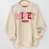 Where There Is Love There Is Life - Couple Personalized Custom Unisex Sweatshirt With Design On Sleeve - Gift For Husband Wife, Anniversary