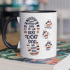 Happy Father's Day To The Best Dog Dad I Woof You - Dog Personalized Custom Accent Mug - Father's Day, Independence Day, Gift For Pet Owners, Pet Lovers