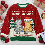 Custom Name Christmas Cat Gifts for Cat Lovers - Personalized Sweatshirt