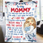 Custom Name Mommy Gifts for Moms - Personalized Blanket