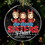 Custom Name Christmas Gifts for Sisters - Personalized Ornament