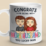 Custom Name Funny Work Husband Gifts - Personalized Mugs