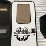 Custom Mountain Deer Hunting Gifts for Outdoorsmen - Personalized Decal