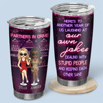 Custom Partners in Crime Best Friend Gifts - Personalized Tumbler