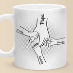 Custom Name Family Gifts for Papa - Personalized Mug
