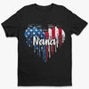 Nana & Her Kids - Family Personalized Custom Unisex Patriotic T-shirt, Hoodie, Sweatshirt - Independence Day, 4th Of July, Birthday Gift For Grandma