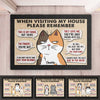 This Is My Home Not Yours - Dog & Cat Personalized Custom Home Decor Decorative Mat - House Warming Gift For Pet Owners, Pet Lovers
