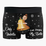 Custom Photo Funny Christmas Gifts - Personalized Boxer Briefs