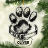 A True Friend Gone But The Memories Will Live On - Memorial Personalized Custom Ornament - Acrylic Custom Shaped - Christmas Gift, Sympathy Gift For Pet Owners, Pet Lovers