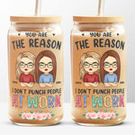 Custom Name Funny Coworker Gifts for Women - Personalized Glass Cup