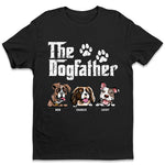 Custom Name Dogfather Gifts for Dog Lovers - Personalized Apparel